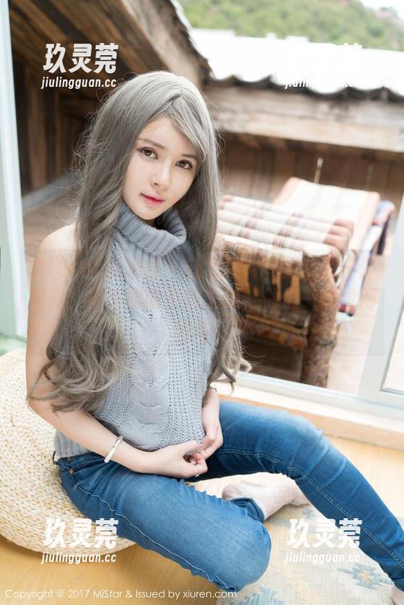 MiStar魅妍社-陈思琪Art MiStar魅妍社 - 陈思琪Art的全套户外写真:植物圈的不解之缘,他们一定觉得好奇~
