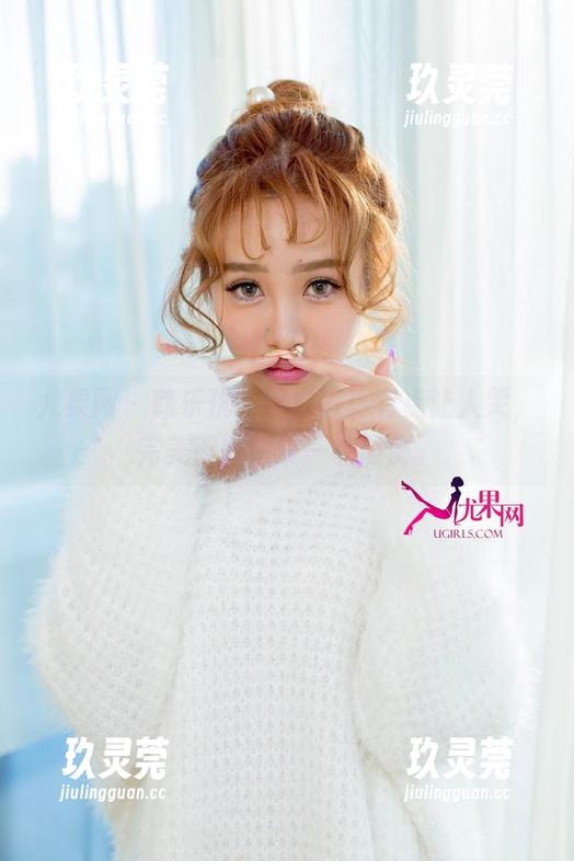 尤果网-韩乐优 尤果网 - 韩乐优的纯白写真有点让人哭,完美得好像没一点瑕疵。