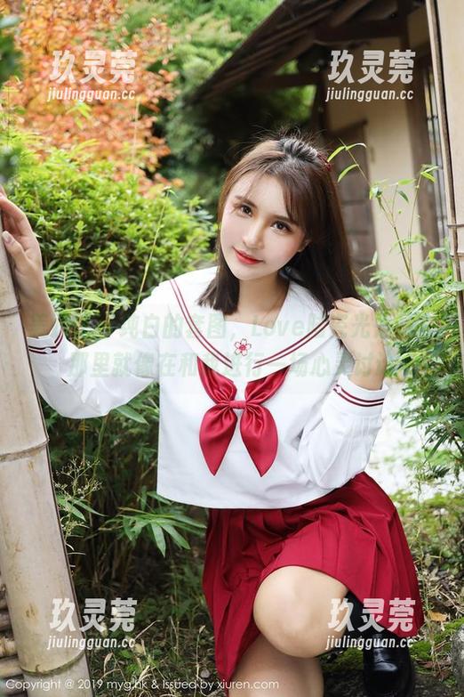 美媛馆 - 纯白的套图，Love陆瓷光是站在那里就像在和我进行一场心灵讨论